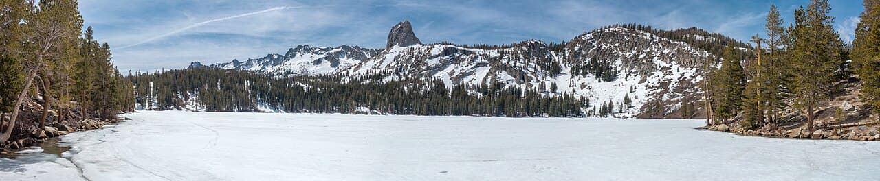 Sierra Nevada above Mammoth Lakes, California — the El Nino storm track sits directly over it