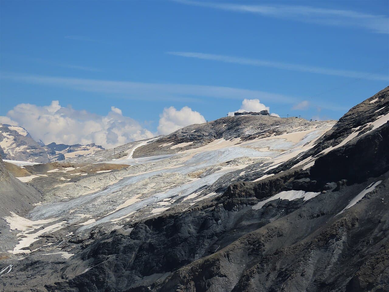 The Grande Motte glacier above Tignes